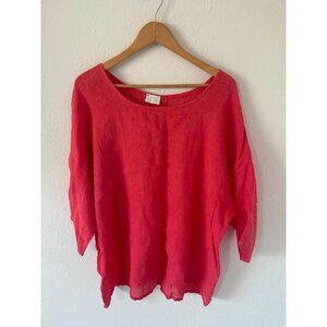 JS Millenium 100% Linen Relaxed Top